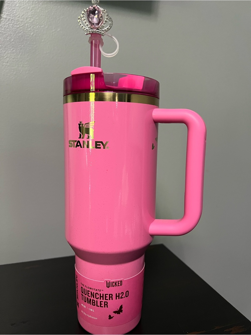 Glinda Wicked Stanley Pink Insulated Tumbler